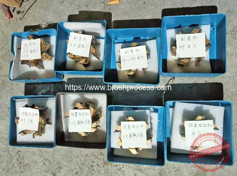 Reciprocating Type Paint Brush Wooden Handle Making Machine 42 Automatic-Paint-Brush-Wooden-Handle-Forming-Machine-Blade