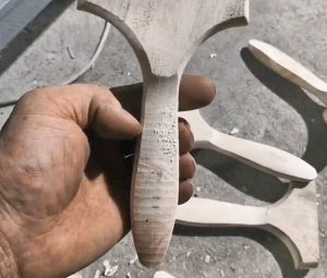 Малярная щетка с деревянной ручкой для бритья овальной формы