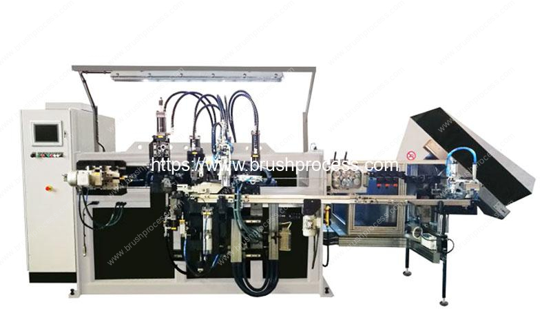 Máquina de fabricação de escova de rolo de pintura totalmente automática 2021 3