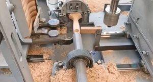 Automatic Paint Brush Wooden Handle Neck Rounding Machine