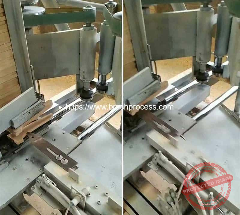 Forming Handle Reciprocate Type Paint Brush Handle Shape Forming Machine 2022 - Paint ...