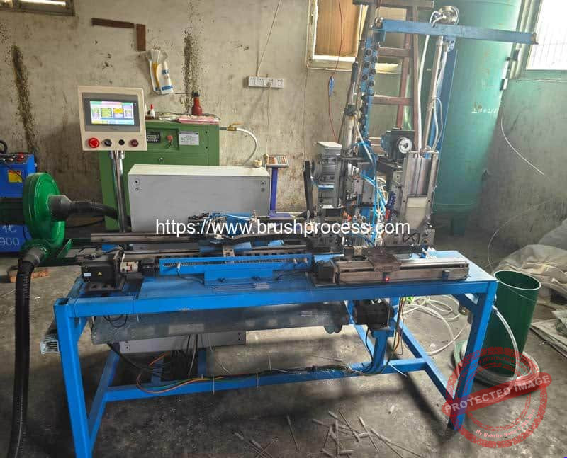Automatic Straw Cleaner Full Automatic Straw Clean Brush Making Machine - Paint Brush Making ...