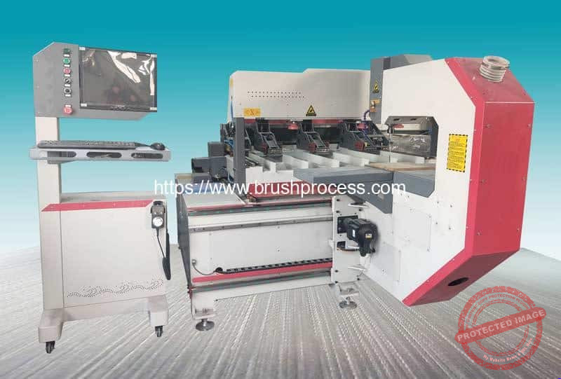 Handle Cating Machine CNC Wooden Plate Brush Handle Shape Cutting Machine - Paint Brush ...