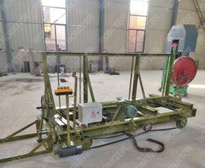 Vertical Wood Log Band Saw with Log Carriage