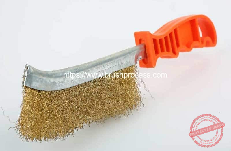 Brush Machine For Rusting Knife Shaped Steel Wire Derusting Brush Making Machine - Paint Brush ...