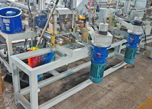 Belt Rotary Type PP Tube Paint Roller Fabric Winding Thermofusion Machine Belt Rotary Type PP Tube Paint Roller Fabric Winding Thermofusion Machine