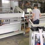 Mechanical Clamp Type PP Tube Paint Roller Fabric Winding Thermofusion Machine