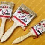 Semi-Automatic Oil Paint Brush Plastic Film Wrapping Machine