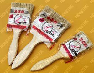 Semi-Automatic Oil Paint Brush Plastic Film Wrapping Machine