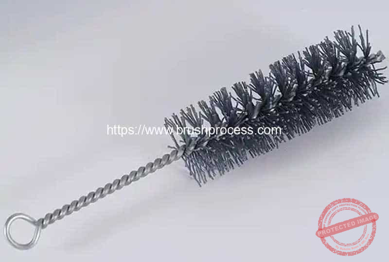 Semi-Automatic Long Twisted Wire Brush Making Machine with Trimming Function 18 Semi-Automtaic-Twisted-Wire-Brush-Machine-with-Filament-Feeding-and-Trimming-Function-Product