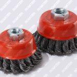 Automatic-Knotted-Steel-Wire-Bowl-Shape-Wheel-Brush-Making-Machine-Product